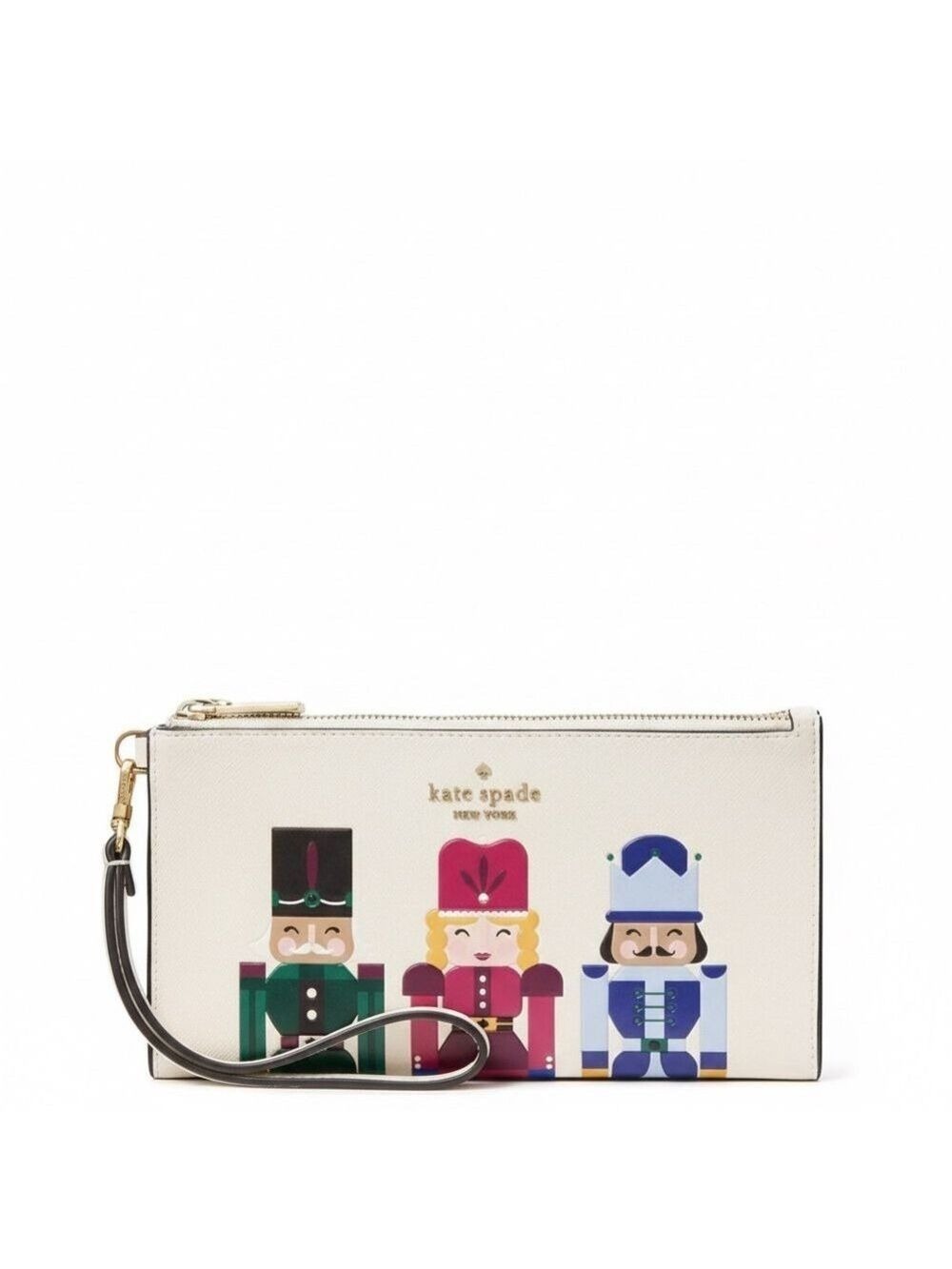 Kate Spade NWT Oh What Fun Nutcracker Wristlet 2024 Holiday Limited Edition